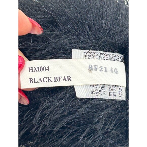 Ganz Webkinz Black Bear HM004 2005 Stuffed Animal Beanbag Plush Toy Unisex Kids - Picture 7 of 14